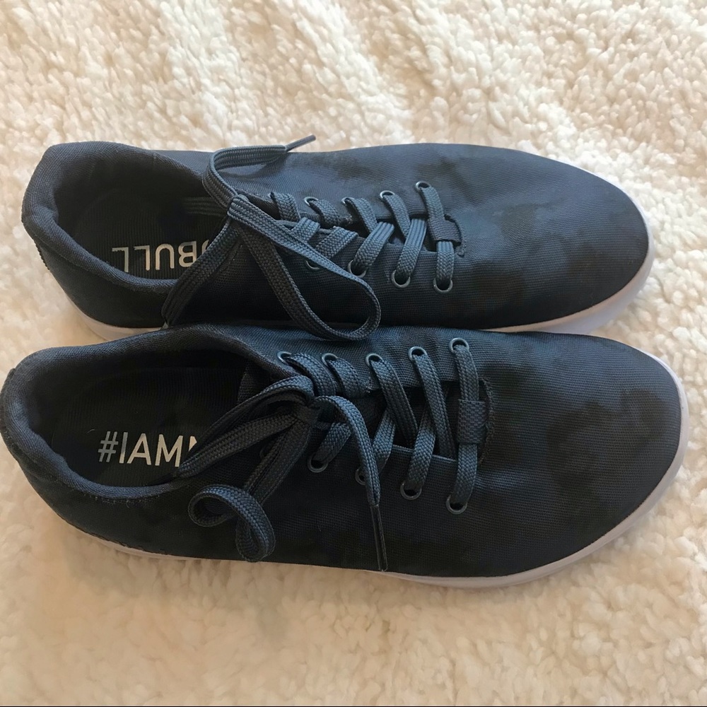 NoBull Project, Navy tie-dye canvas trainer, Womens, 7.5, Worn one time